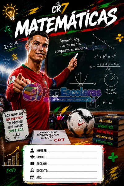 Ronaldo CR7 Matematicas Portugal Futbol 02